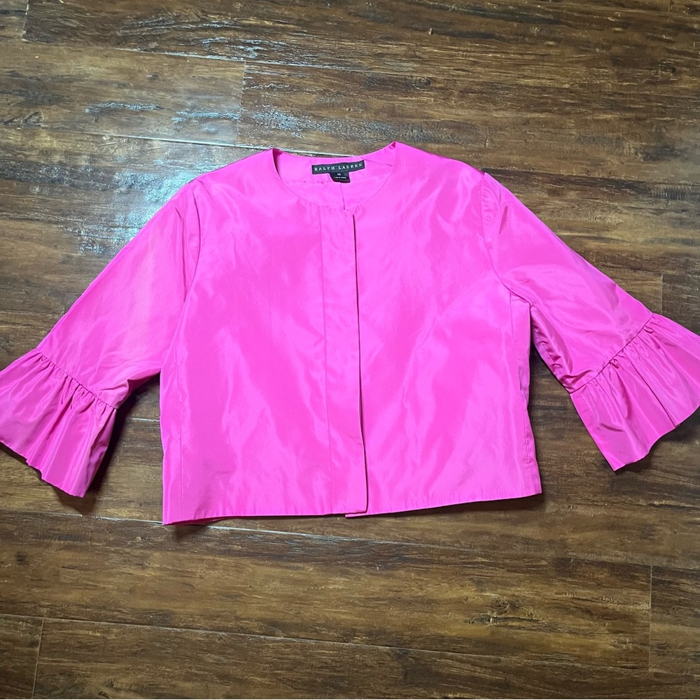 Ralph Lauren Black Label Silk Jacket Flawed